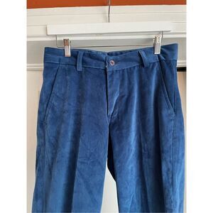Hansel Mens Dark Cornflower Corduroys sz 30 EUC